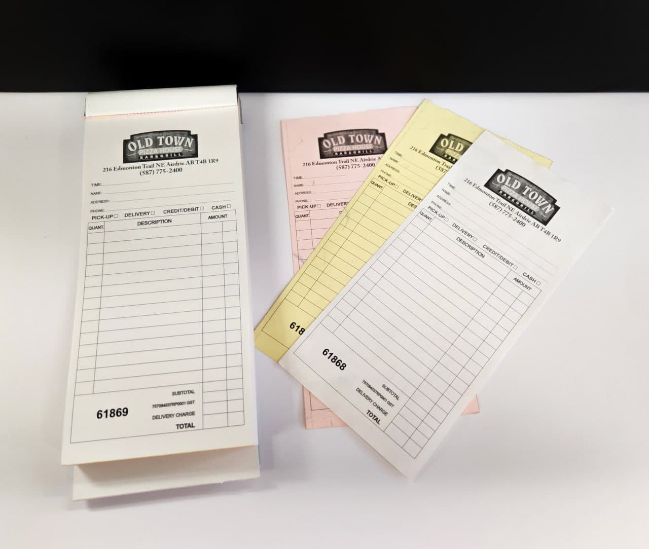 NCR forms