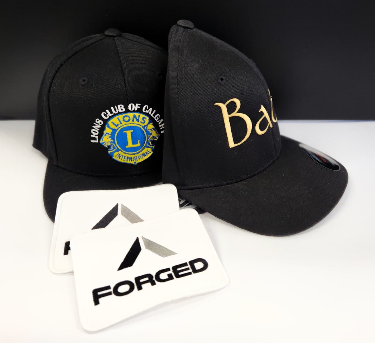 Embroidered caps