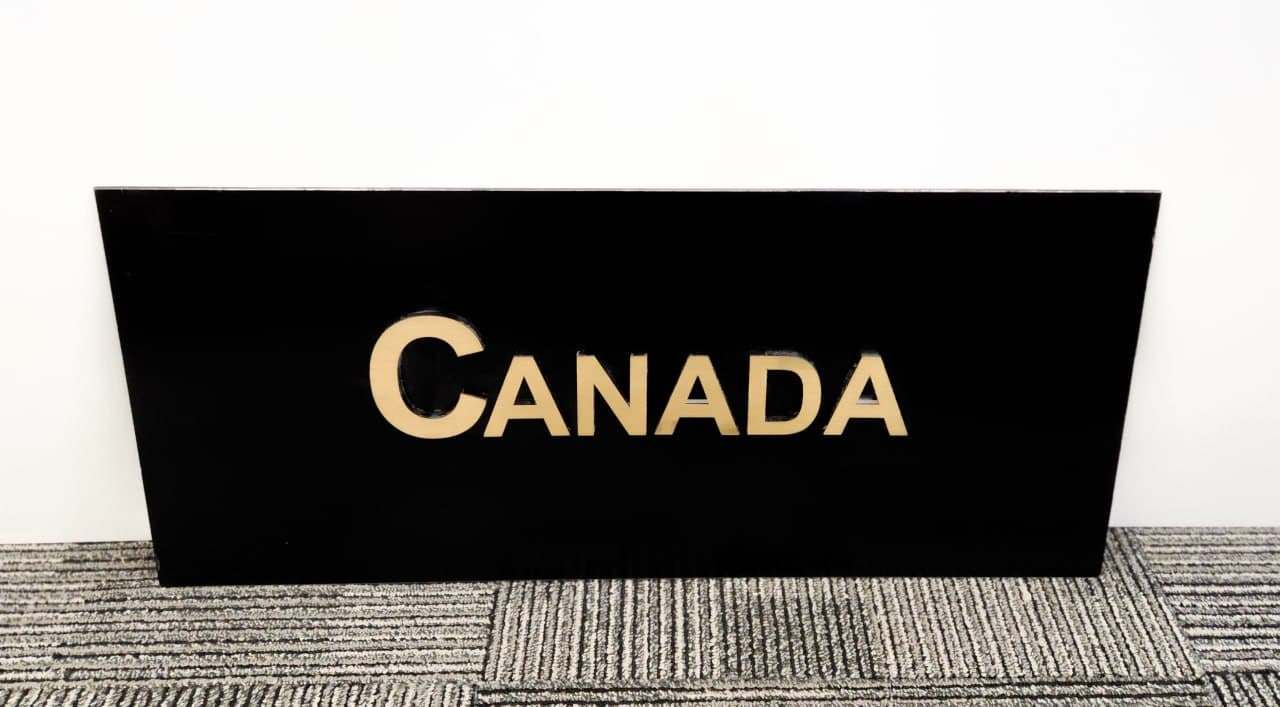 Backlit sign