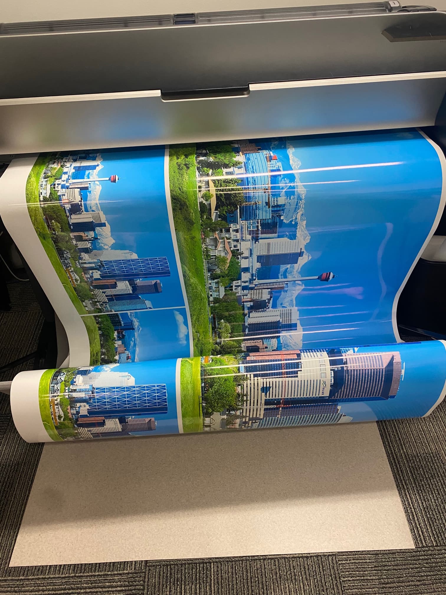 Large format print